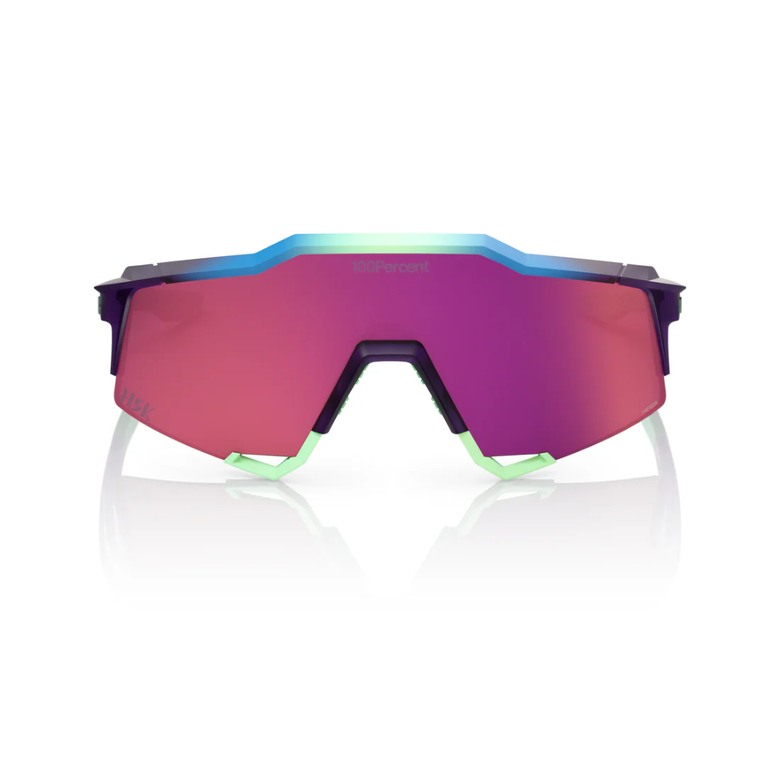 100% SPEEDCRAFT HSK Electric Purple - HiPER Dark Purple Mirror Lens - Image 2