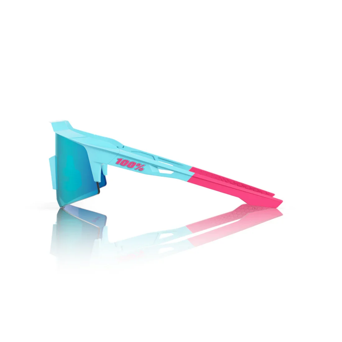100% Speedcraft XS LE Tatis 4 Soft Tact Blue - Blue Topaz Mirror Lens - Image 3