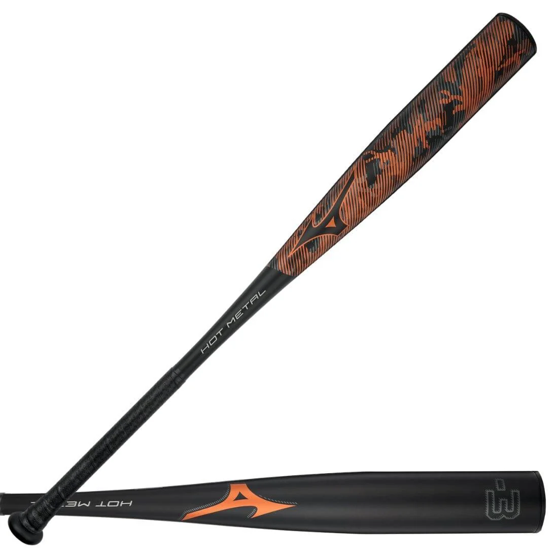 2024 Mizuno HOT METAL B24 BBCOR (-3) Baseball Bat: 340636 - Image 2