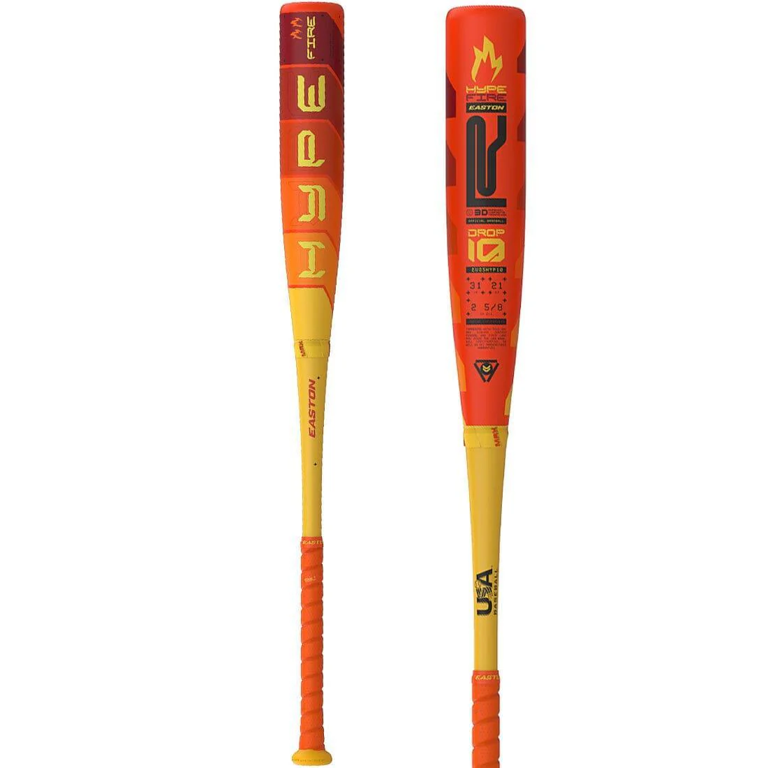 2025 Easton Hype Fire 2 5/8" USA Baseball Bat: -11, -10, -8, -5 - Image 4