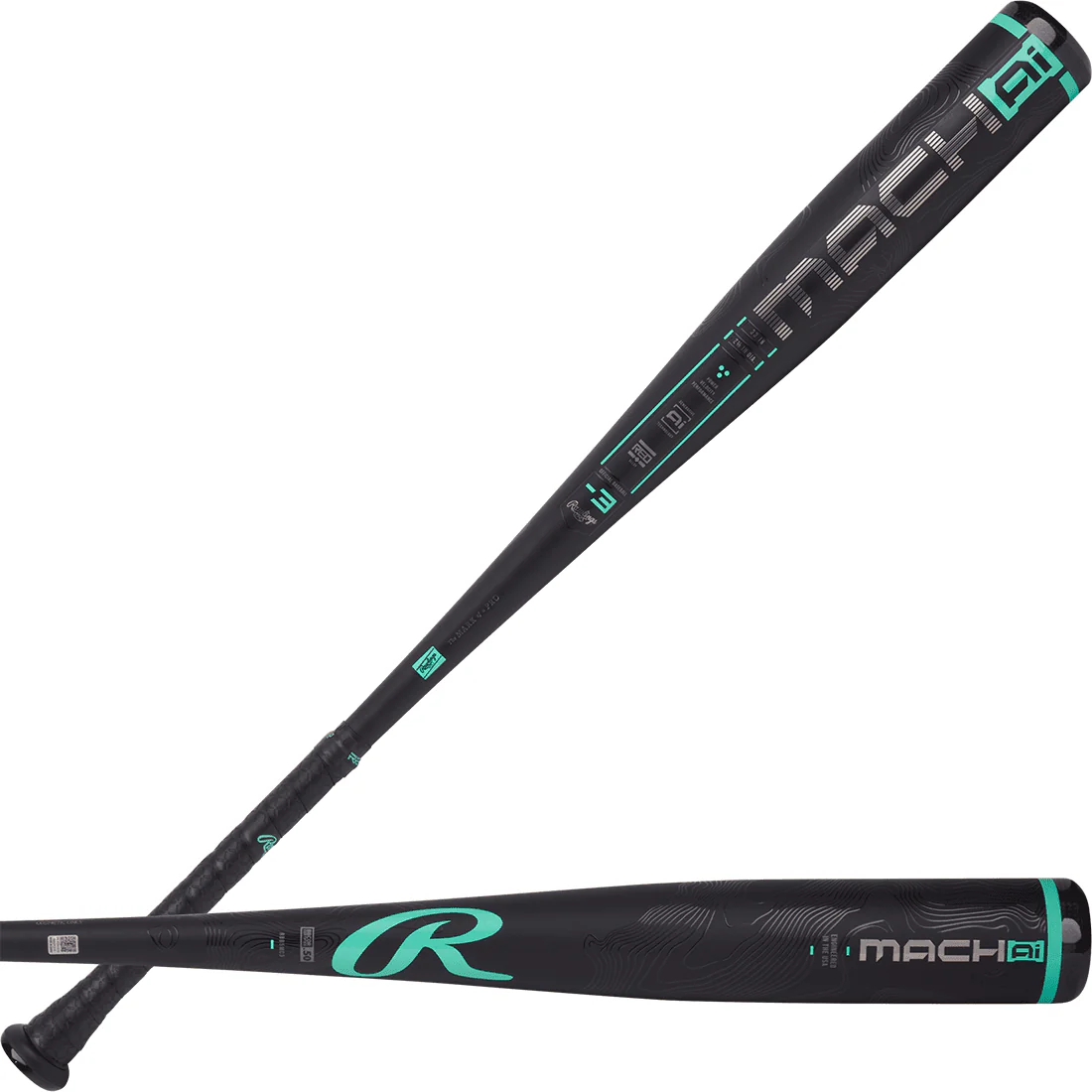 2025 Rawlings Mach AI (-3) BBCOR Baseball Bat: RBB5MC3 - Image 4