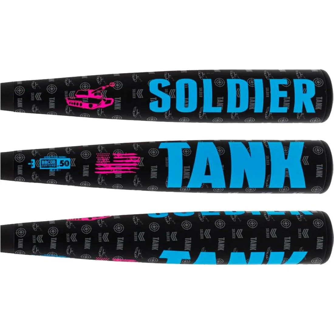 2025 Soldier Tank Hybrid (-3) BBCOR Baseball Bat: SSBB25TANKH - Image 4