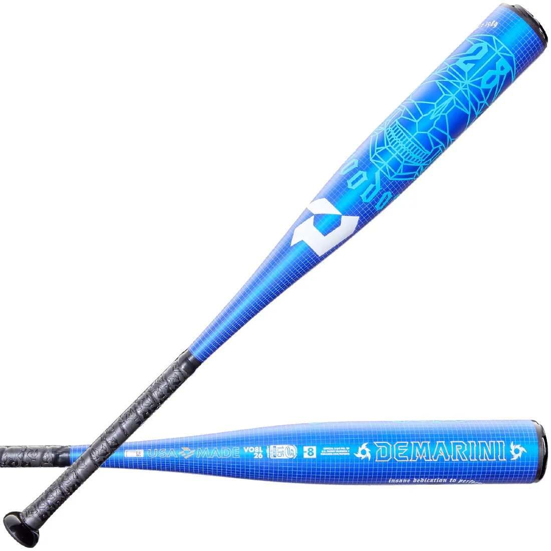 2026 DeMarini Voodoo One 2 3/4" USSSA Baseball Bat: -10, -8, -5 - Image 6