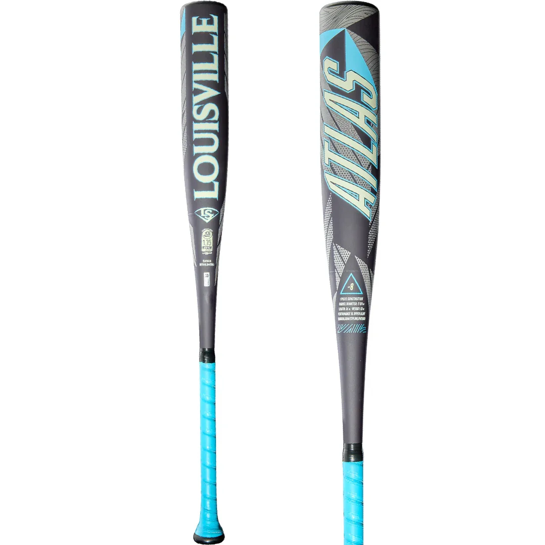 2026 Louisville Slugger Atlas 2 3/4" USSSA Baseball Bat: -10, -8, -5 - Image 5
