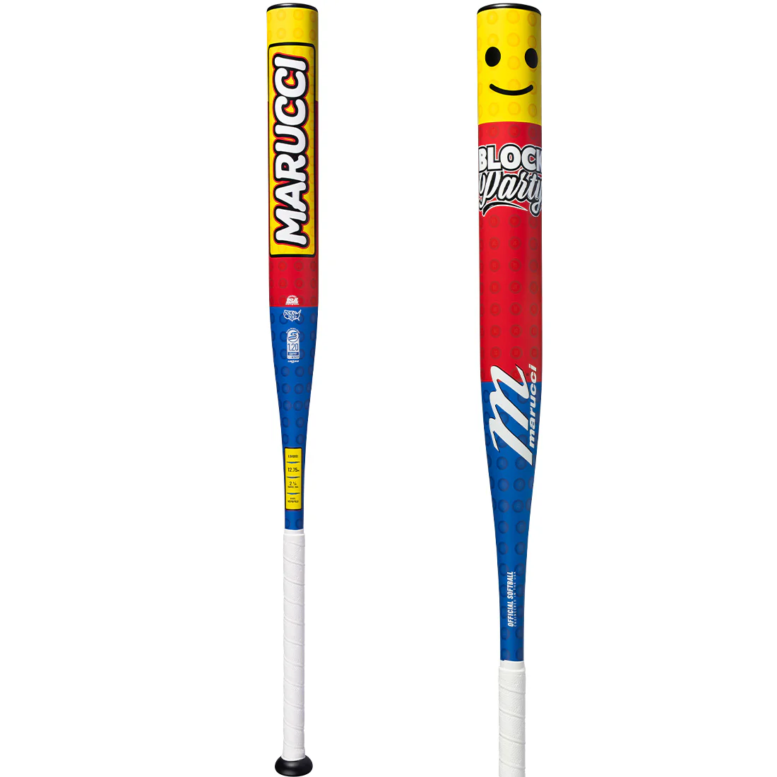 2026 Marucci Block Party 12.75" 1PC Loaded USSSA Slowpitch Softball Bat: MSPBP1LU