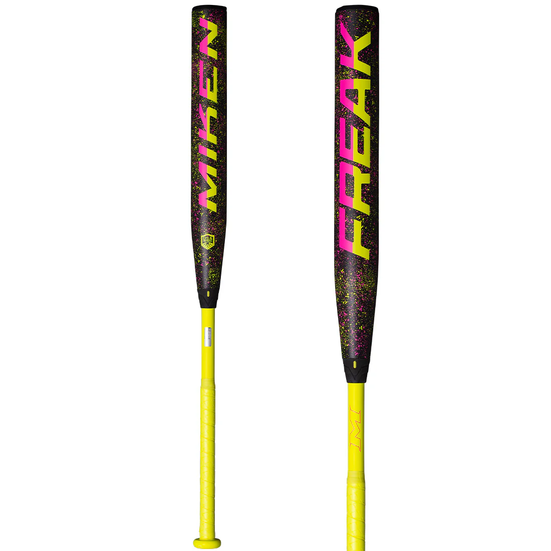 2026 Miken Freak "Splatter Series" 13.5" 2PC Maxload USA Slowpitch Softball Bat: MSA6FRKL