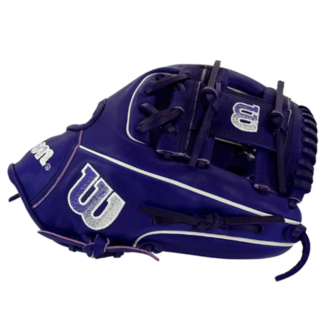 2026 Wilson A2000 1786 11.5" Purple Secret Menu Infield Baseball Glove: WBW104299115 - Image 3