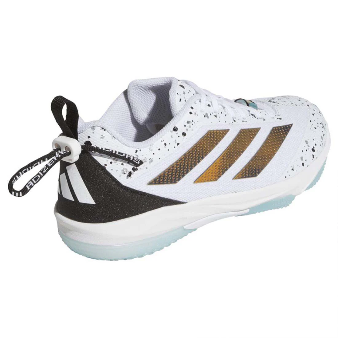 Adidas Adizero Impact 2.0 Shades Turf Baseball Shoe: White/Iridescent - Image 6