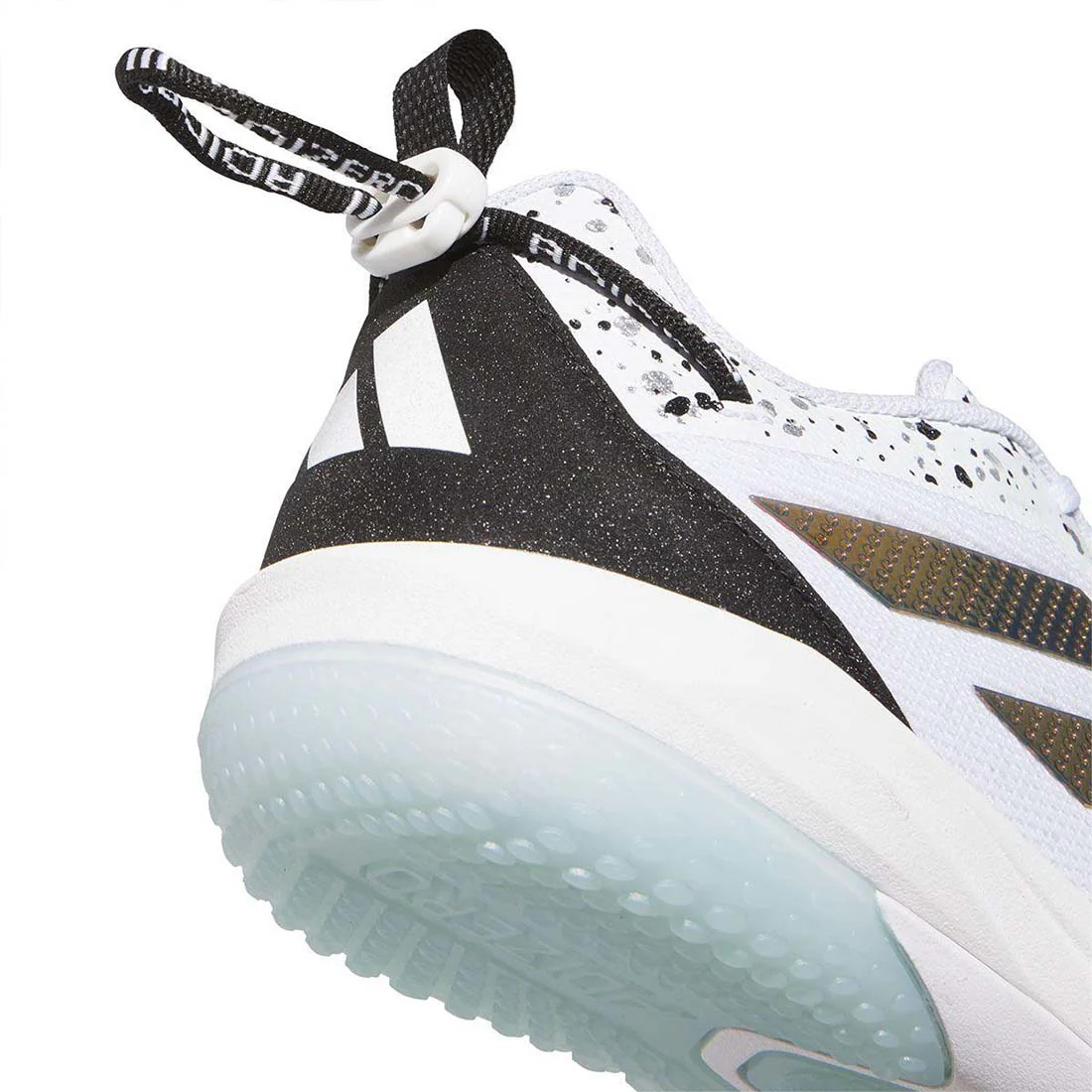 Adidas Adizero Impact 2.0 Shades Turf Baseball Shoe: White/Iridescent - Image 7