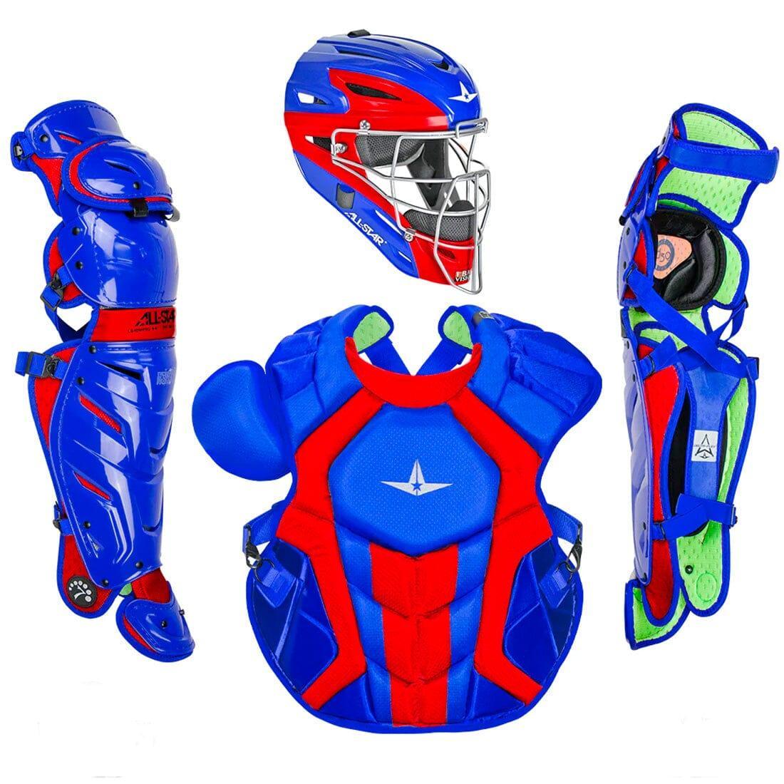 All-Star S7 AXIS (Adult) Two Tone Catcher's Kit NOCSAE APPROVED: CKCCPRO1X-TT - Image 5