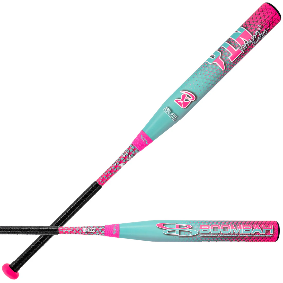 Boombah Pure Vanessa Owsley Signature "Yin" Boom Load 12" Endloaded Slowpitch Softball Bat: M2B1-6147 - Image 2