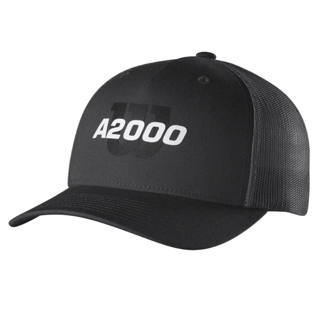 Distressed Wilson A2000 Snapback: Charcoal