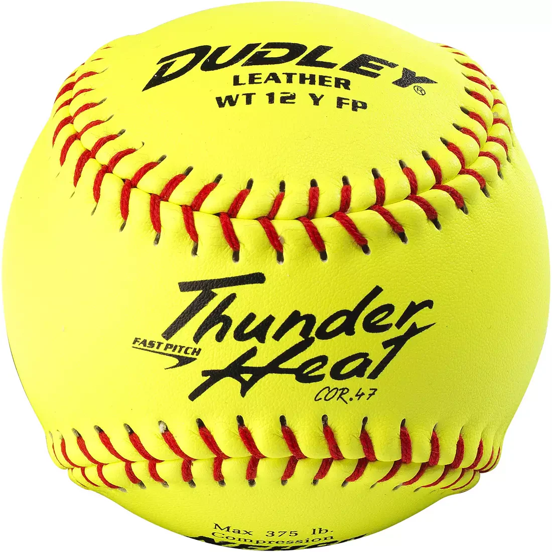 Dudley 12" NFHS Thunder Heat Fastpitch Softballs (1 Dozen): 4DD147YR