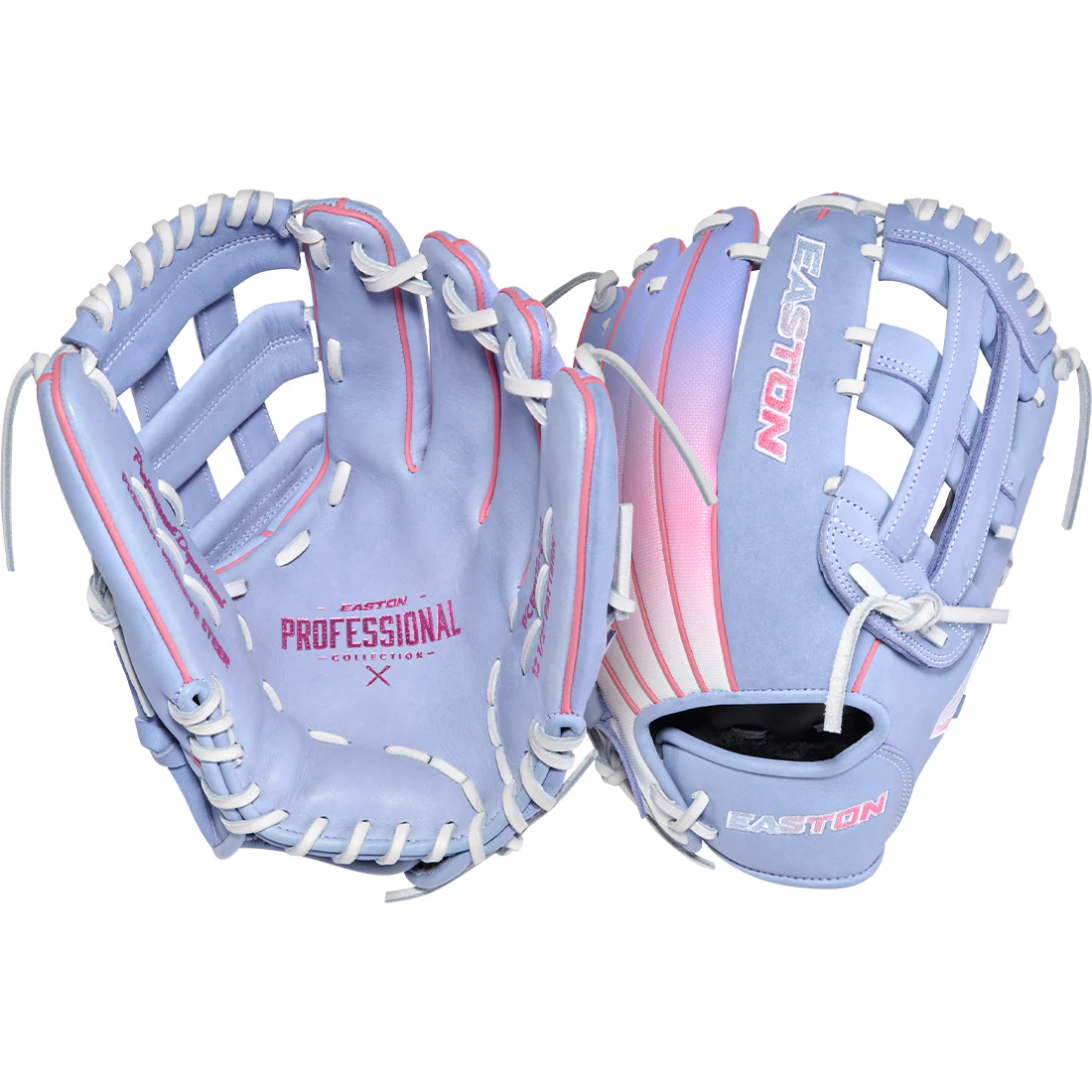 Easton Professional Collection Color Splash 3.0 12.5” Fastpitch Outfield Glove: PCFP125-6PE - Image 5