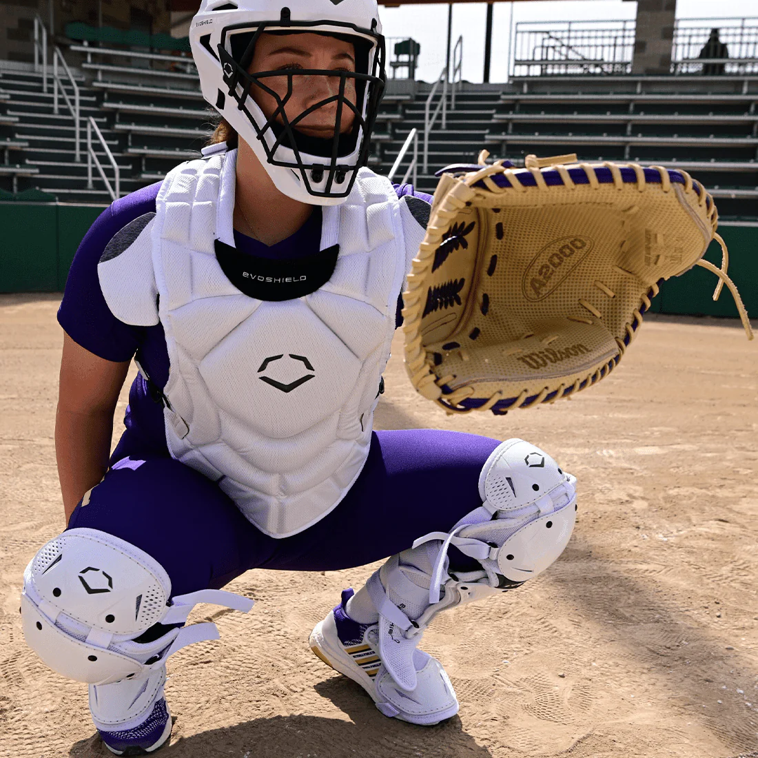 EvoShield G2S Fastpitch Catcher's Gear Kit NOCSAE APPROVED: WB574450 - Image 14