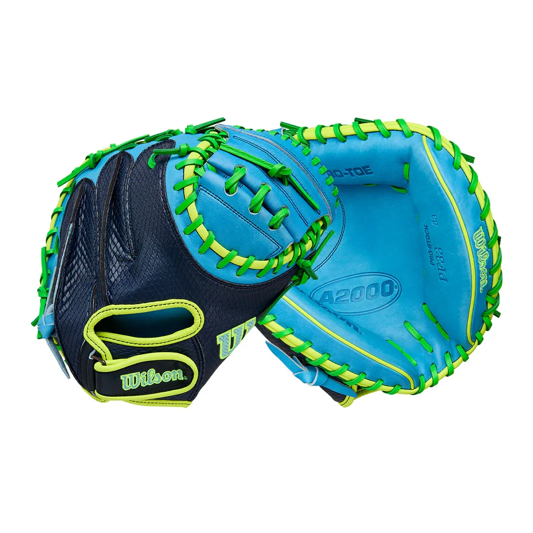 2025 Wilson A2000 PF33SS 33” Fall Collection Baseball Catcher’s Mitt: WBW10346533 - Image 8