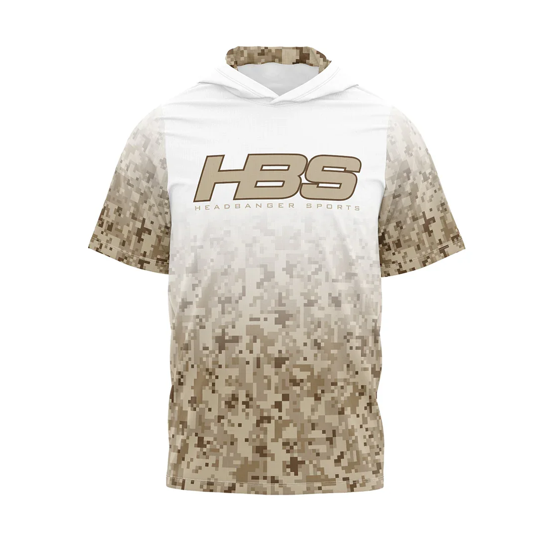 Headbanger Sports Exclusive "Military Worlds" Camo Lightweight Mesh Short Sleeve Hoodies - Image 2