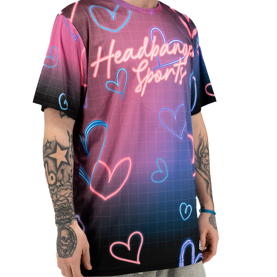 Headbanger Sports "Retro Hearts" Short Sleeve Jersey - Image 2