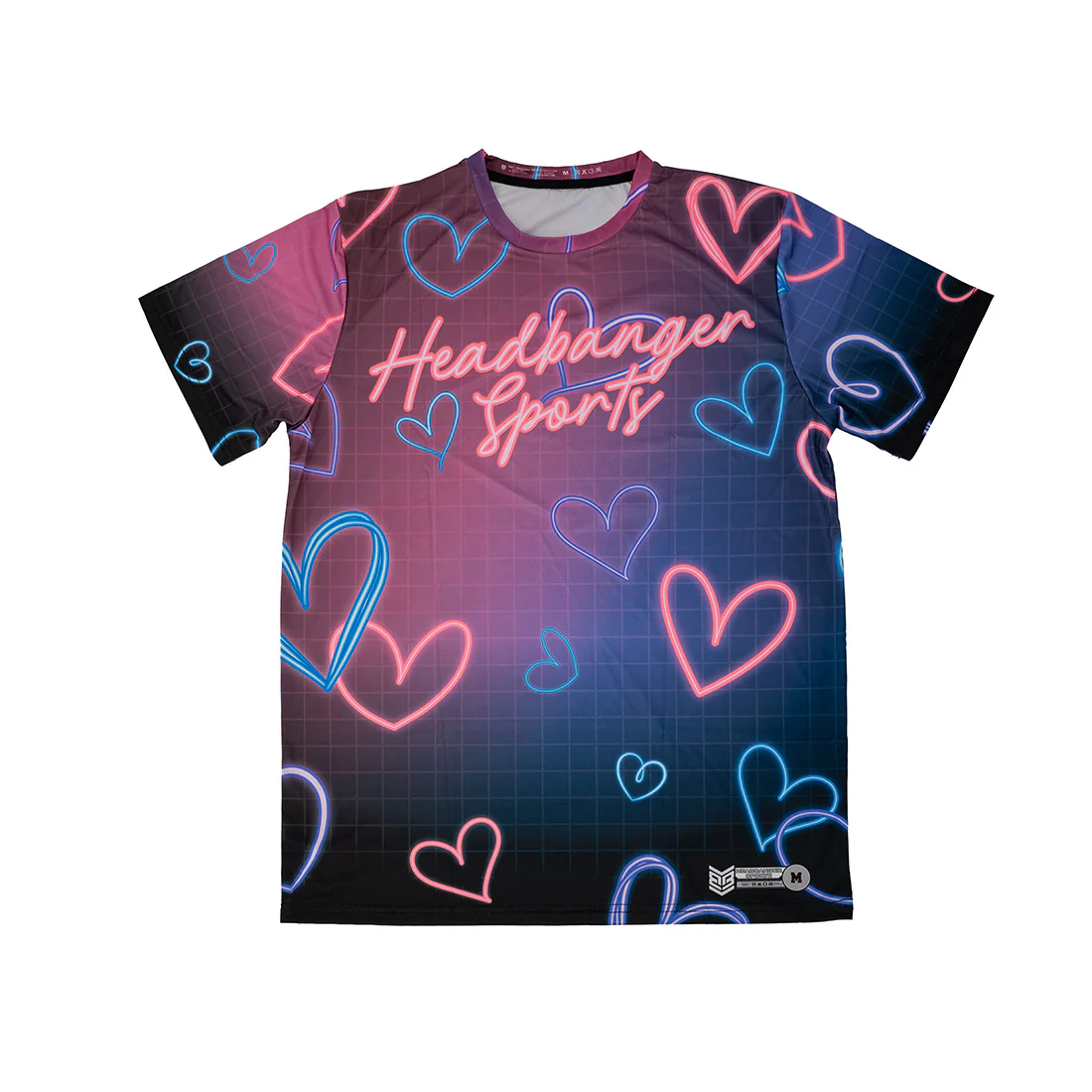 Headbanger Sports "Retro Hearts" Short Sleeve Jersey - Image 4