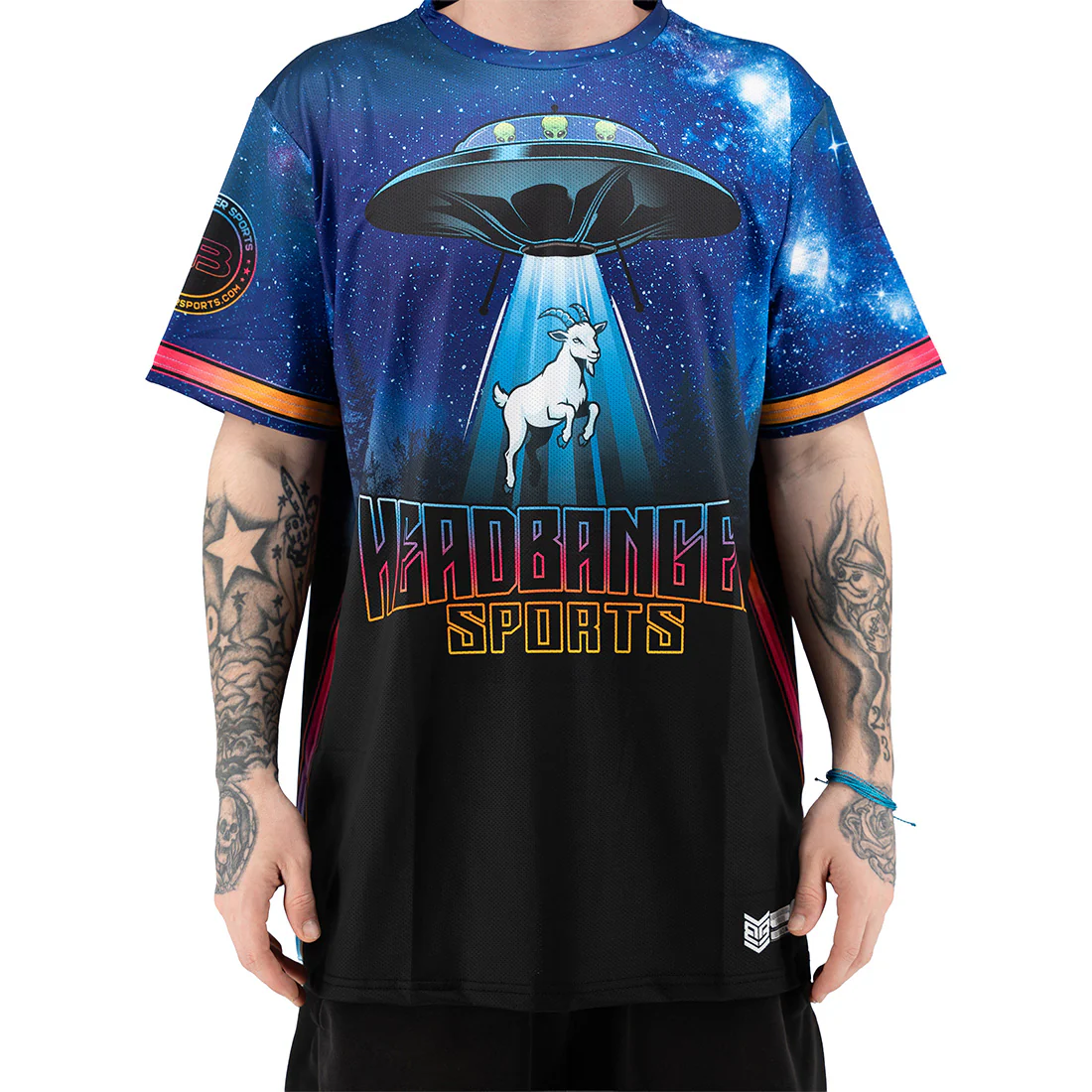 Headbanger Sports "The Galactic Goat" Short Sleeve Micro Mesh Jersey - Image 2