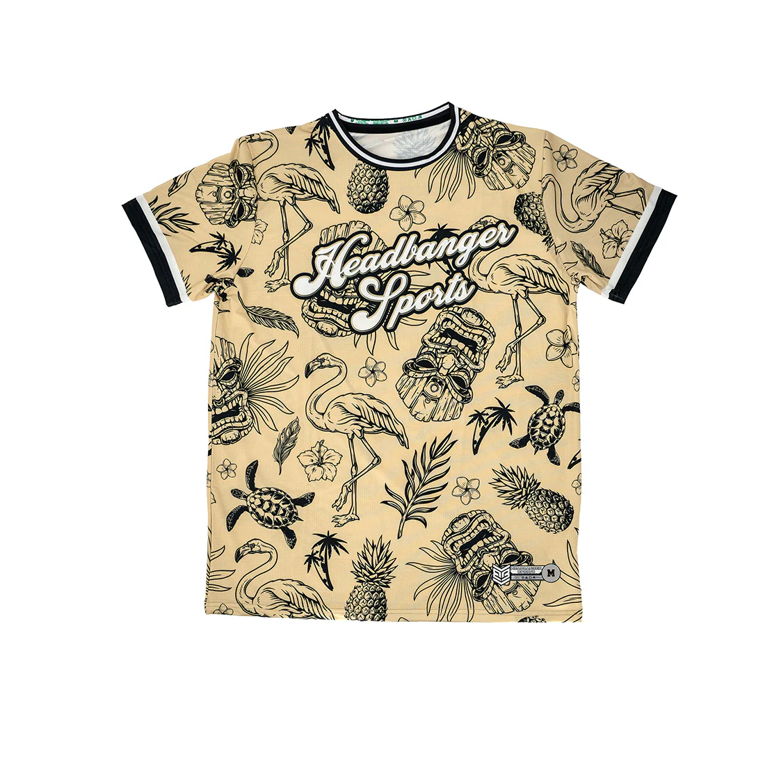 Headbanger Sports "Tropical Tiki" Short Sleeve Micro Sleeve Jersey: Multiple Colors