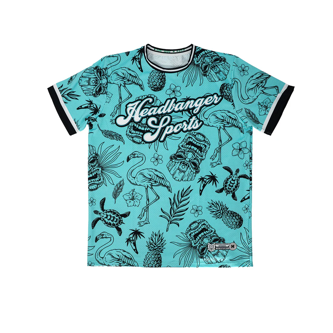 Headbanger Sports "Tropical Tiki" Short Sleeve Micro Sleeve Jersey: Multiple Colors - Image 5