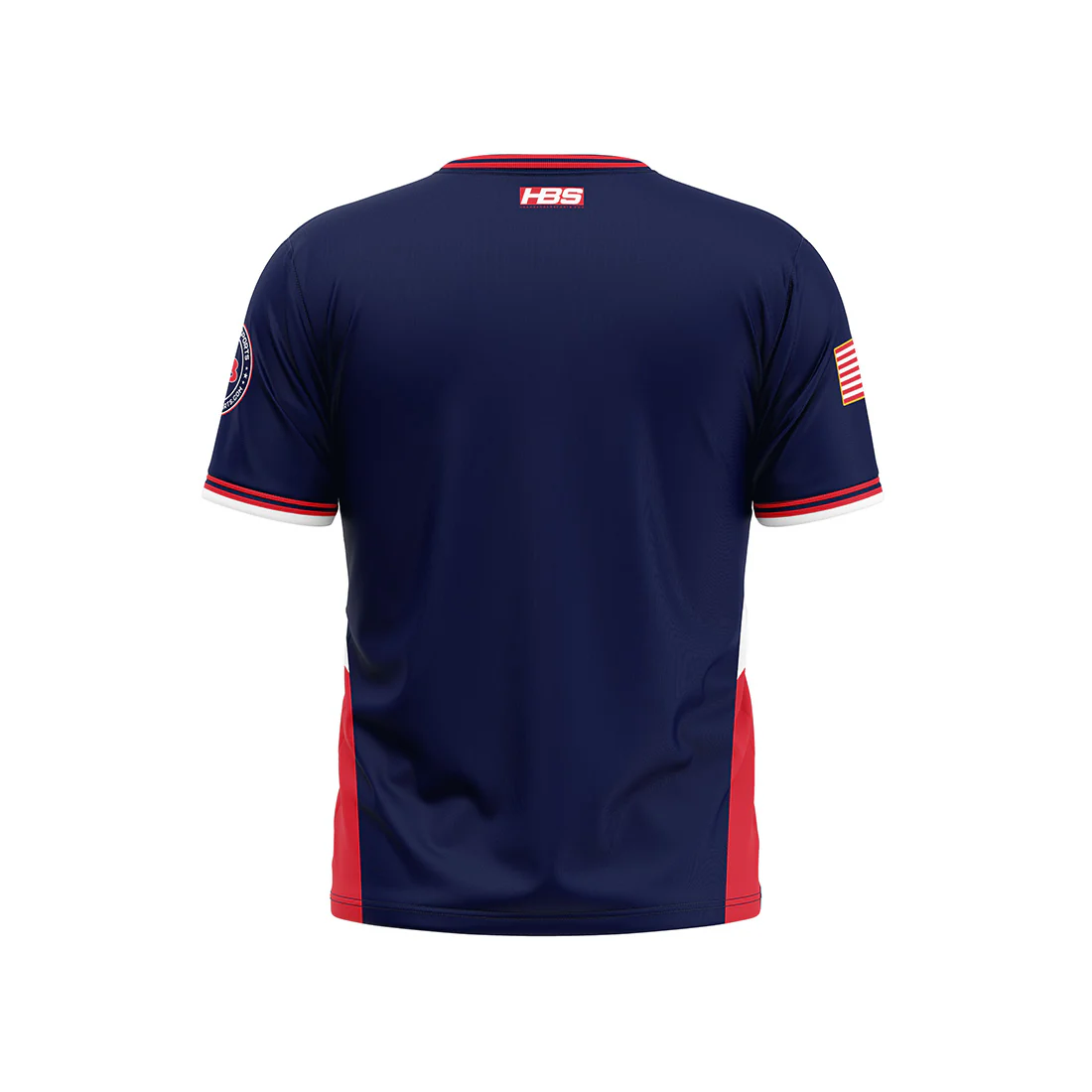 Headbanger Sports "World Classic" Short Sleeve Micro Mesh Jersey: Navy - Image 4