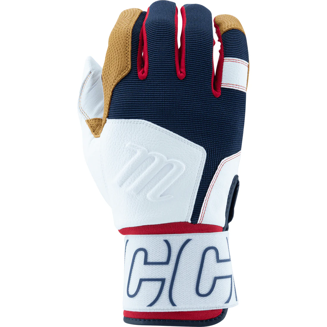 Marucci Blacksmith v2 Full Wrap Batting Gloves (Multiple Colors): MBG2BKSMFW - Image 2