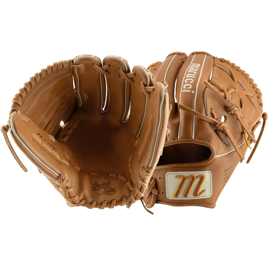 Marucci Capitol Series M Type 45K2 12" Pitcher/Infield Baseball Glove: MFG3CP45K2 - Image 5