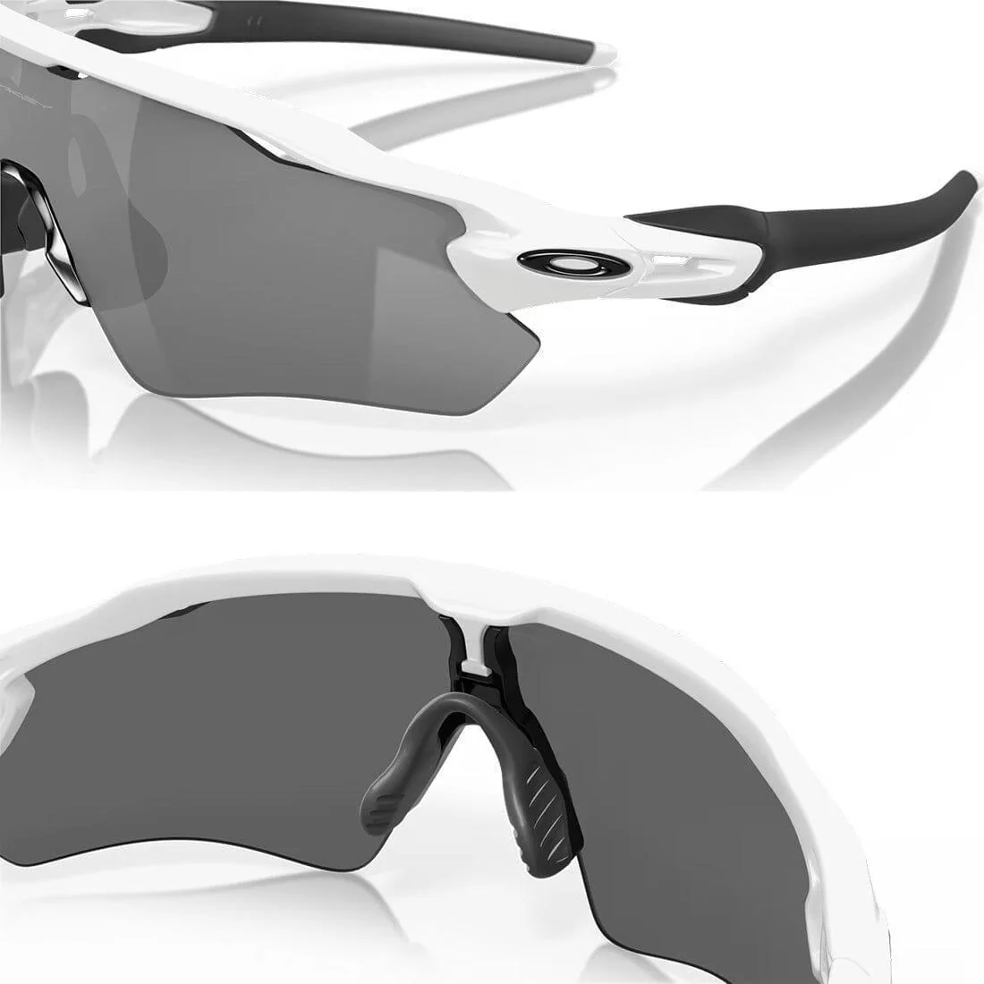 OAKLEY RADAR EV PATH Sunglasses Polished White: Prizm Black Polarized - Image 4