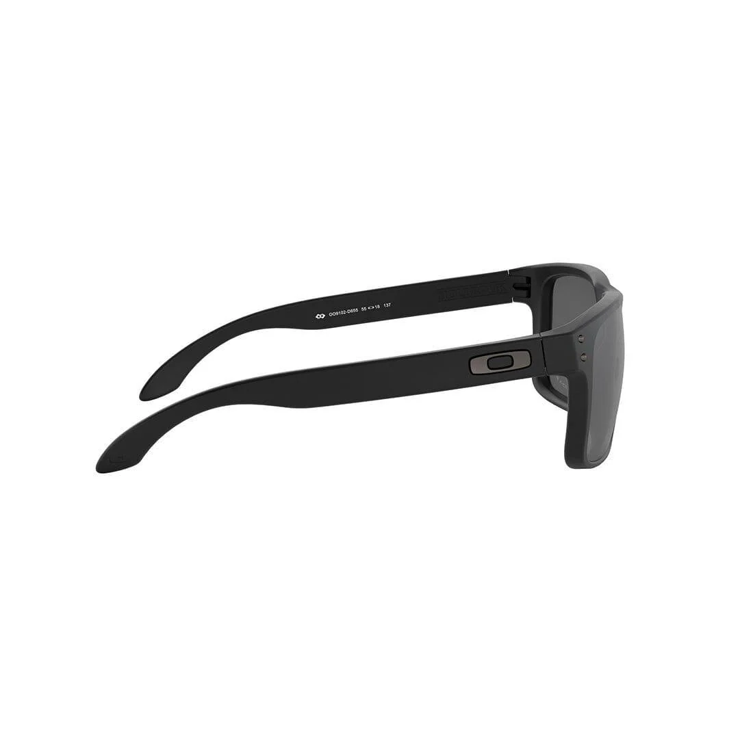 OAKLEY HOLBROOK Sunglasses Matte Black: Prizm Black Polarized - Image 5