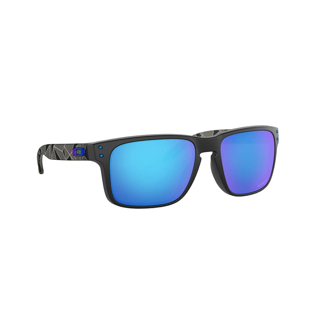 OAKLEY HOLBROOK Sunglasses Matte Black: Prizm Sapphire Polarized - Image 3