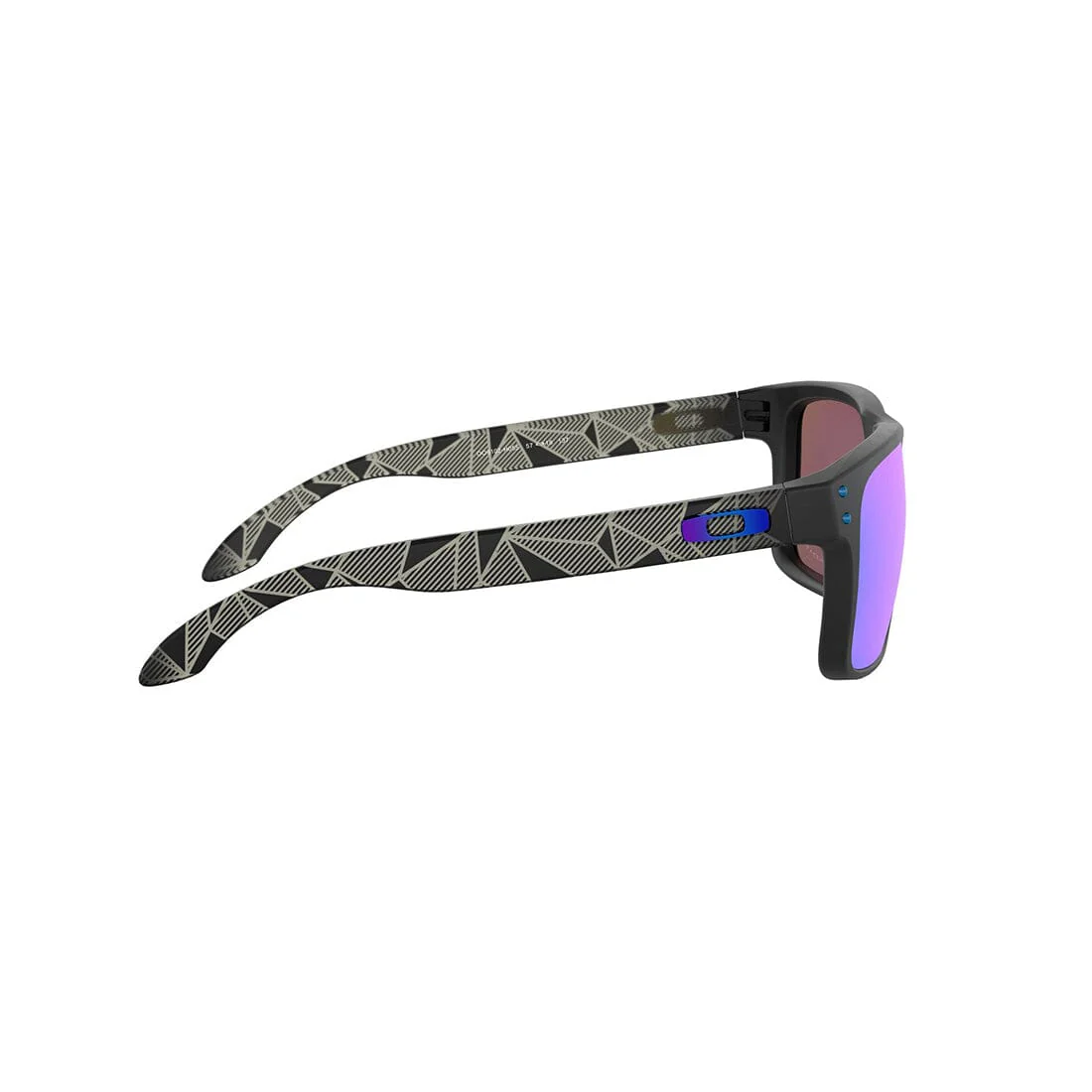 OAKLEY HOLBROOK Sunglasses Matte Black: Prizm Sapphire Polarized - Image 5