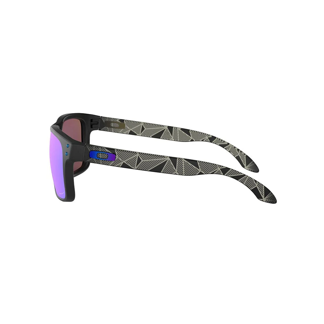 OAKLEY HOLBROOK Sunglasses Matte Black: Prizm Sapphire Polarized - Image 7