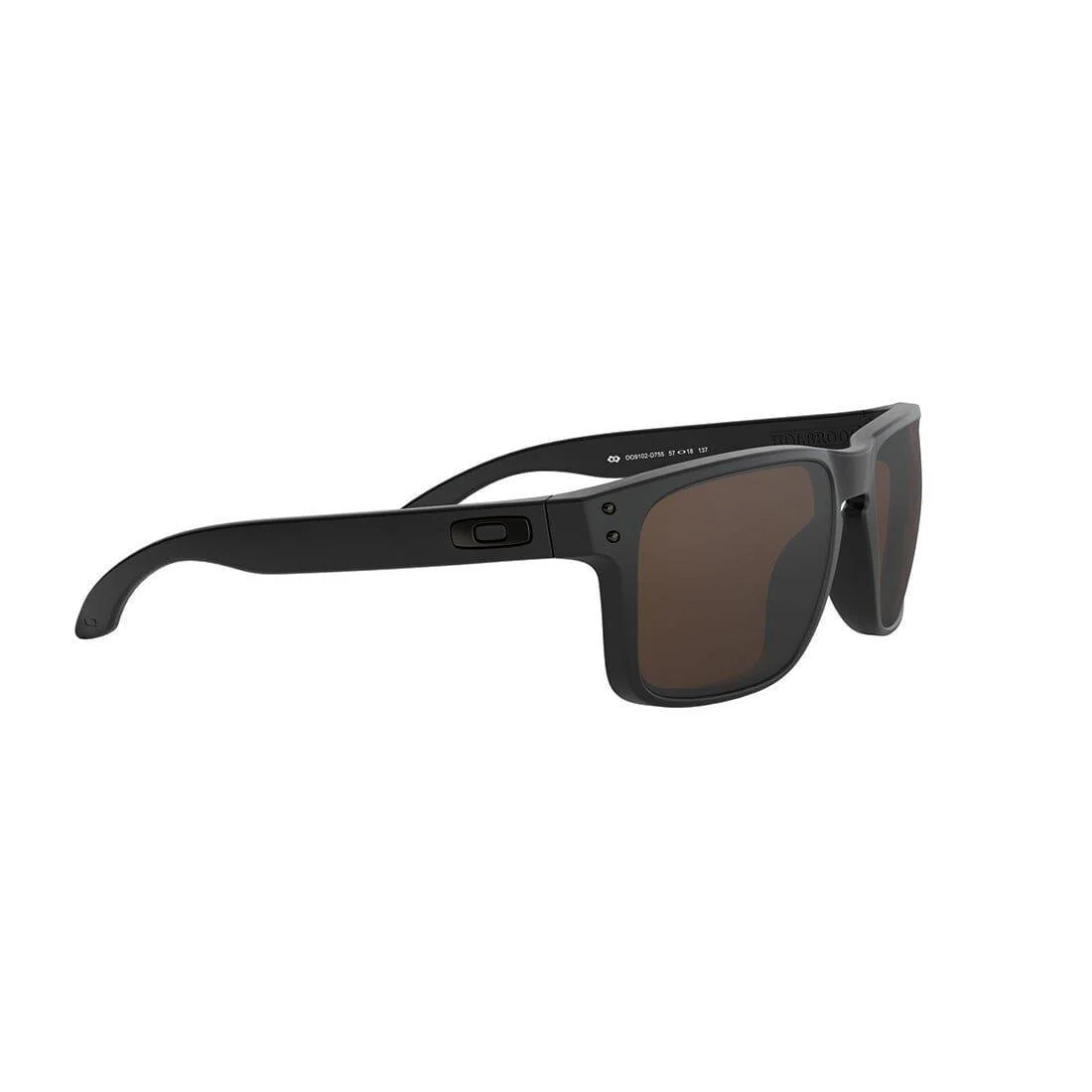 OAKLEY HOLBROOK Sunglasses Matte Black: Prizm Tungsten Polarized - Image 4
