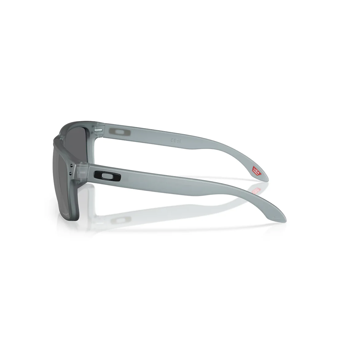 OAKLEY HOLBROOK Sunglasses Matte Crystal Black: Prizm Black Polarized - Image 3