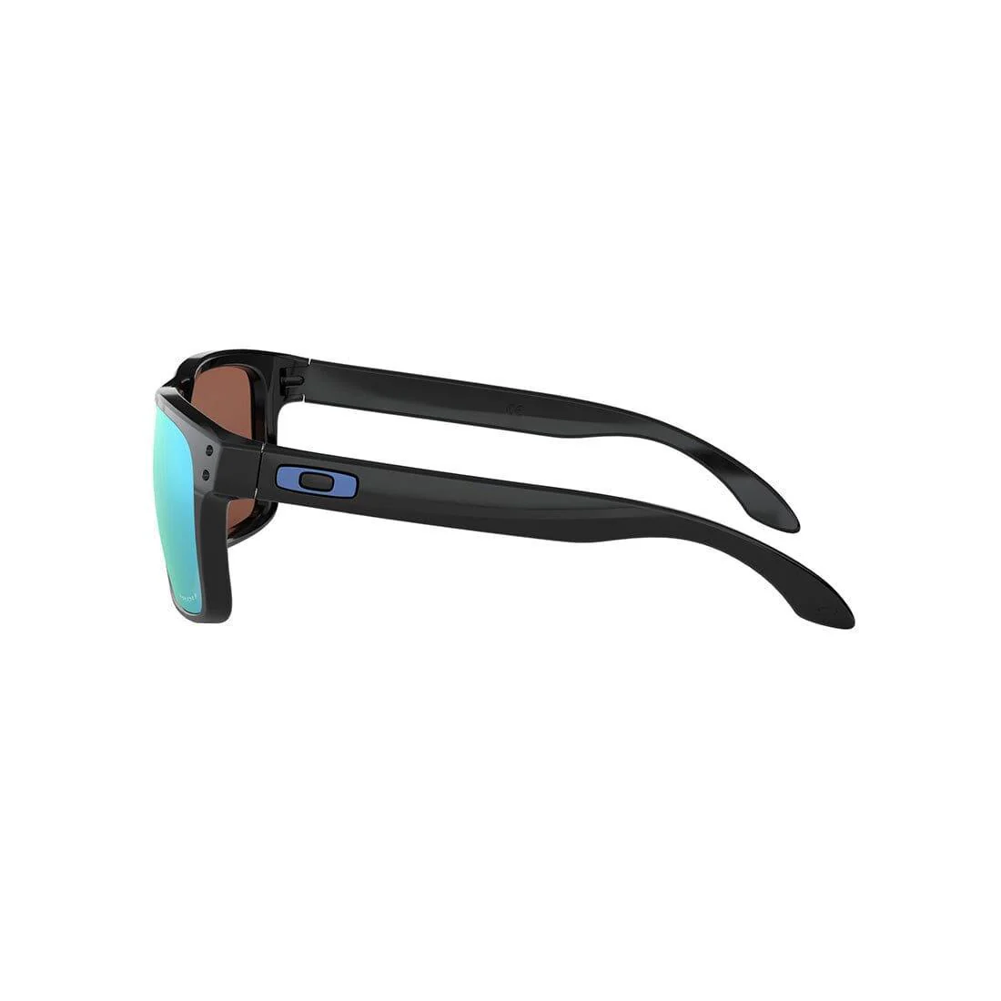 OAKLEY HOLBROOK Sunglasses Polished Black: Prizm Deep Water Polarized - Image 7