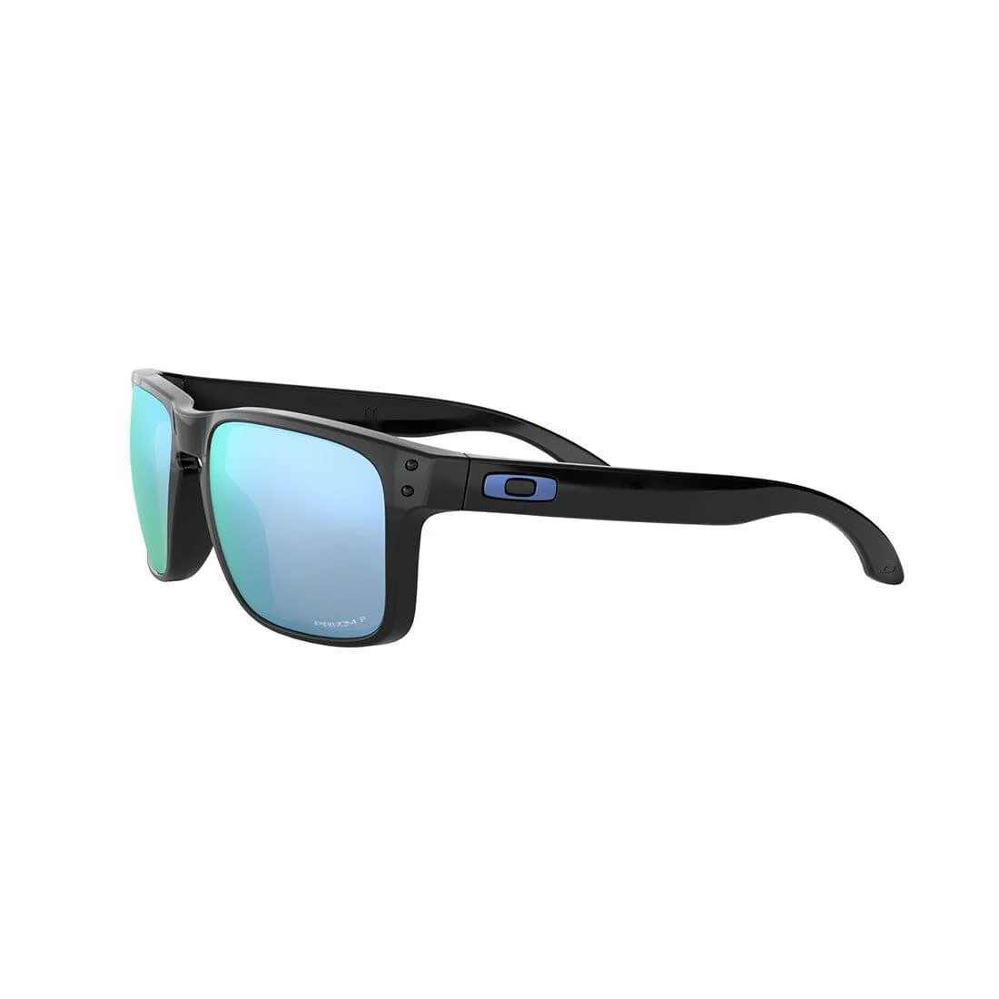 OAKLEY HOLBROOK Sunglasses Polished Black: Prizm Deep Water Polarized - Image 8