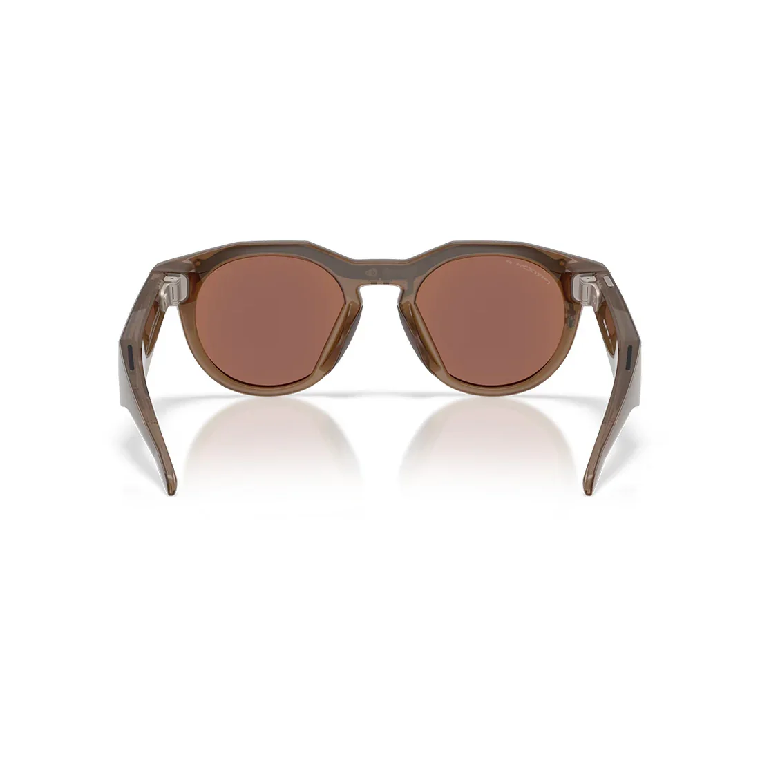 Oakley Meta HSTN Glasses: Prizm Deep Water Polarized Lenses, Brown Smoke Frame - Image 4