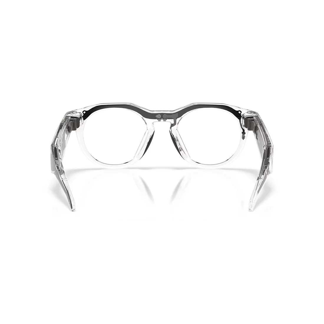 Oakley Meta HSTN Glasses: Transitions Grey / Transitions Lenses, Clear Frame - Image 6