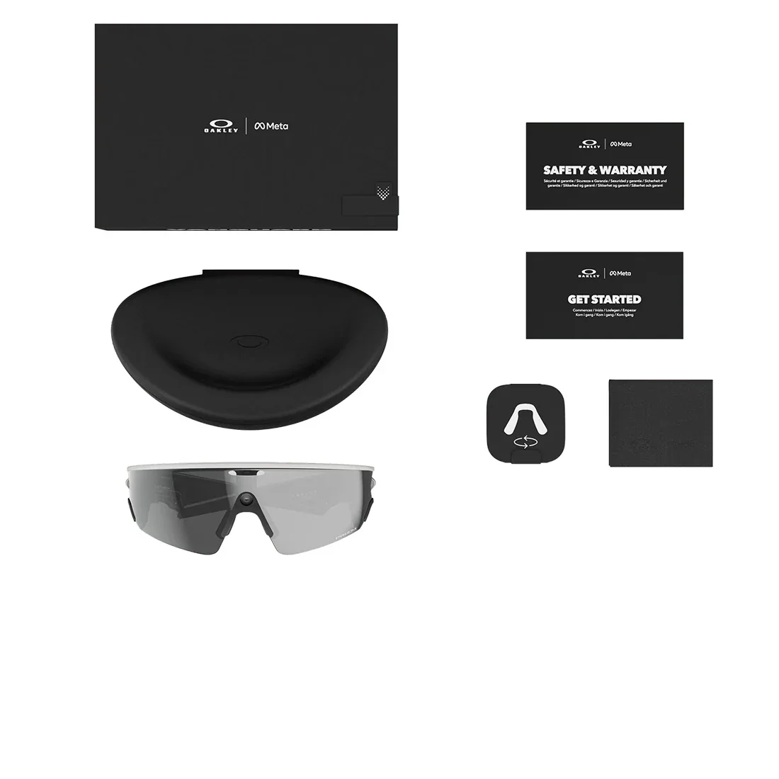 Oakley Meta Vanguard: Prizm Black Lenses, White Frame - Image 7