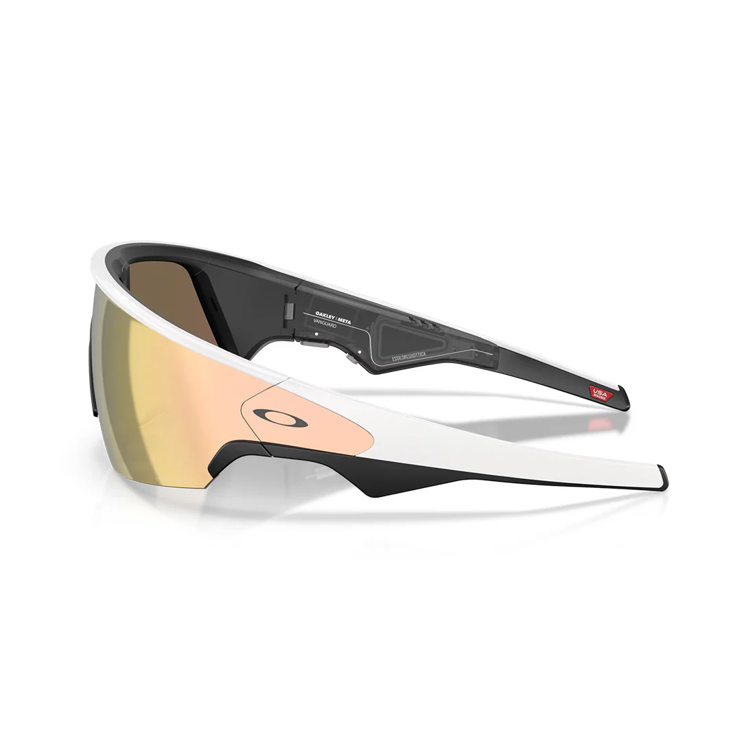 Oakley Meta Vanguard: Prizm Rose Gold, White Frame - Image 3
