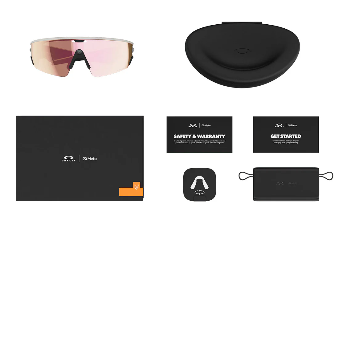 Oakley Meta Vanguard: Prizm Rose Gold, White Frame - Image 6