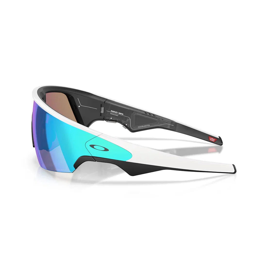 Oakley Meta Vanguard: Prizm Sapphire, White Frame - Image 3