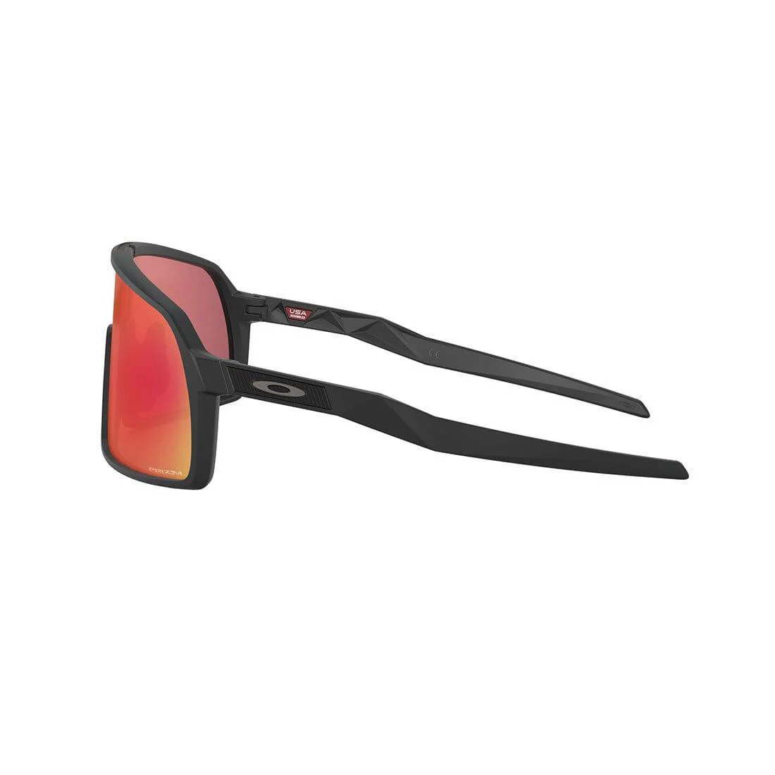OAKLEY SUTRO S Sunglasses Matte Black: Prizm Trail Torch - Image 7