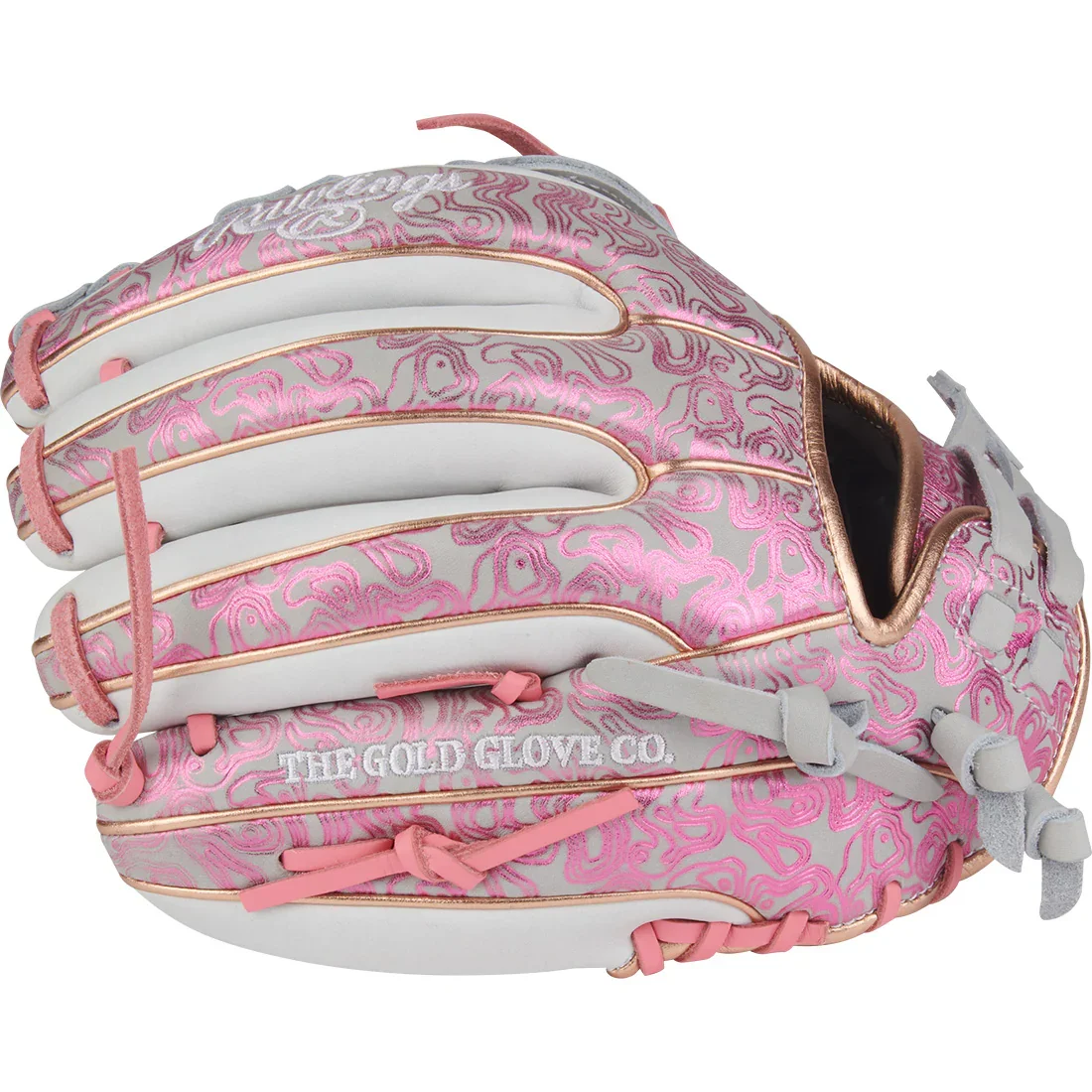 Rawlings Heart of the Hide 11.75" Foil Print Fastpitch Softball Glove: PRO715SB-6GP - Image 4