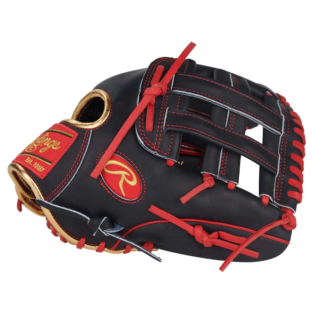 Rawlings Heart of the Hide 12" Outfield Baseball Glove: PRORNA28N - Image 4