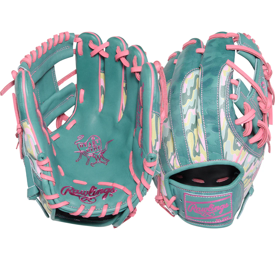 Rawlings Heart of the Hide Color Sync 10 11.5" Infield Baseball Glove: PROR204-2SP - Image 5