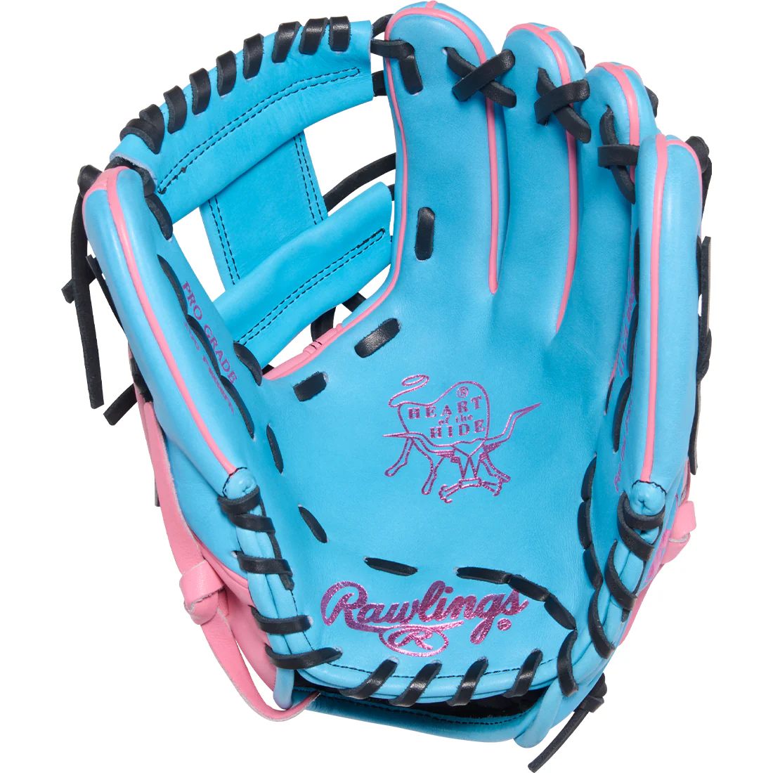 Rawlings Heart of the Hide Color Sync 10 11.5" Infield Baseball Glove: PROR204W-2CBP - Image 2