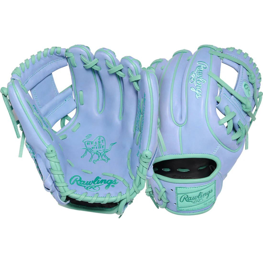 Rawlings Heart of the Hide Color Sync 10 11.5" Infield Baseball Glove: PROR314-2PE - Image 5